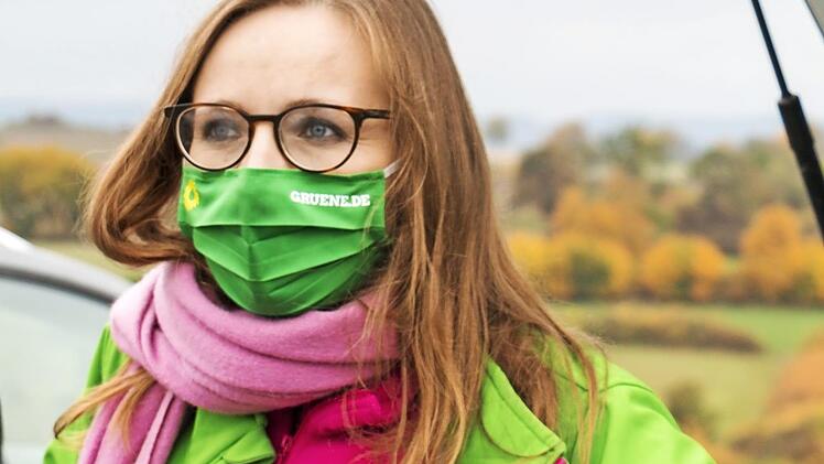 Bundestagsabgeordnete Lisa Badum besuchte den Windpark Rugendorf. Foto: privat