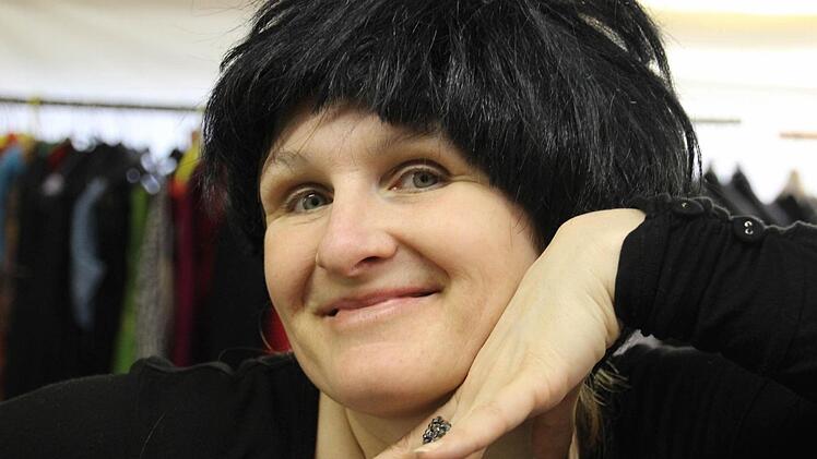 Diana Fuchs - diesmal mit schwarzer Perücke