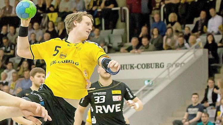 Markus Hagelin erzielte für den HSC 2000 Coburg drei Treffer in der Partie gegen Essen.