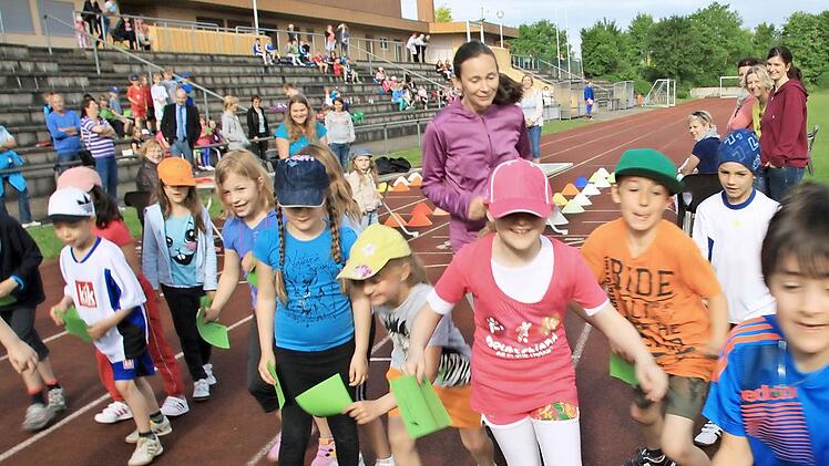 Die Franken-aktiv-Tour macht im Juli Station im Münnerstädter Sportzentrum und spricht vor allem Schulen an. Foto: Archiv/ Heike Beudert