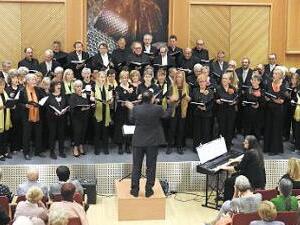 Ein gemeinsames Frühlingskonzert in der Wirtschaftskammer bildete den Höhepunkt der Konzertreise.  Foto: Gaby Frühwald