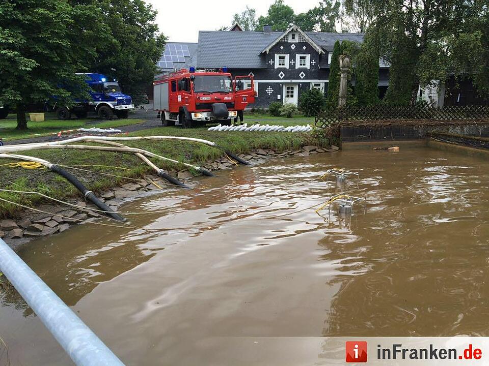 Schweres Unwetter im Kreis Kronach