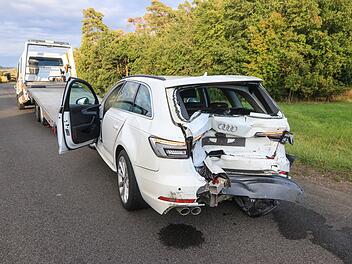 Auffahrunfall auf B22