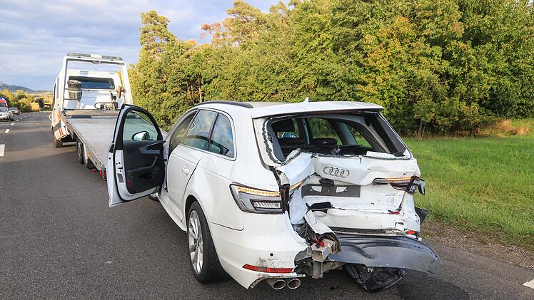 Auffahrunfall auf B22