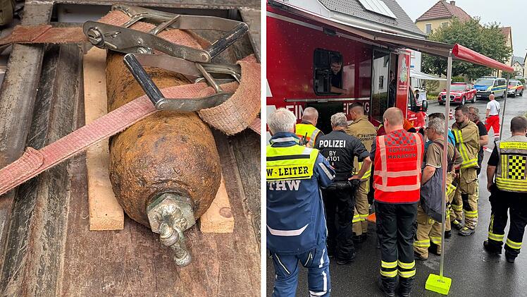 Bombenfund in Kronach