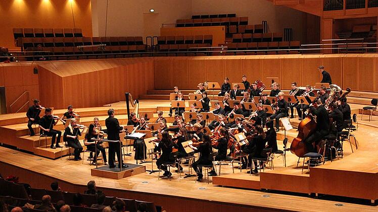 Das Jugendorchester Bamberg spielt öfters im Konzertsaal der Bamberger Symphoniker, dem Joseph-Keilberth-Saal. Foto: privat