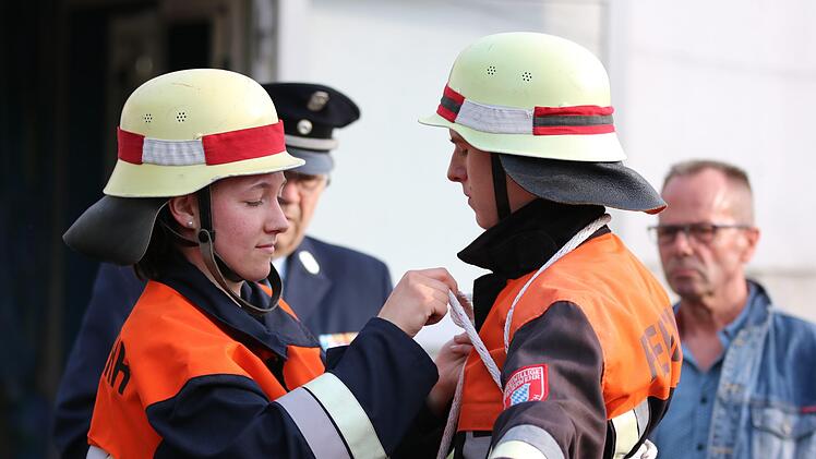 Leistungsprüfung bei der Feuerwehr. Sebastian Schmitt