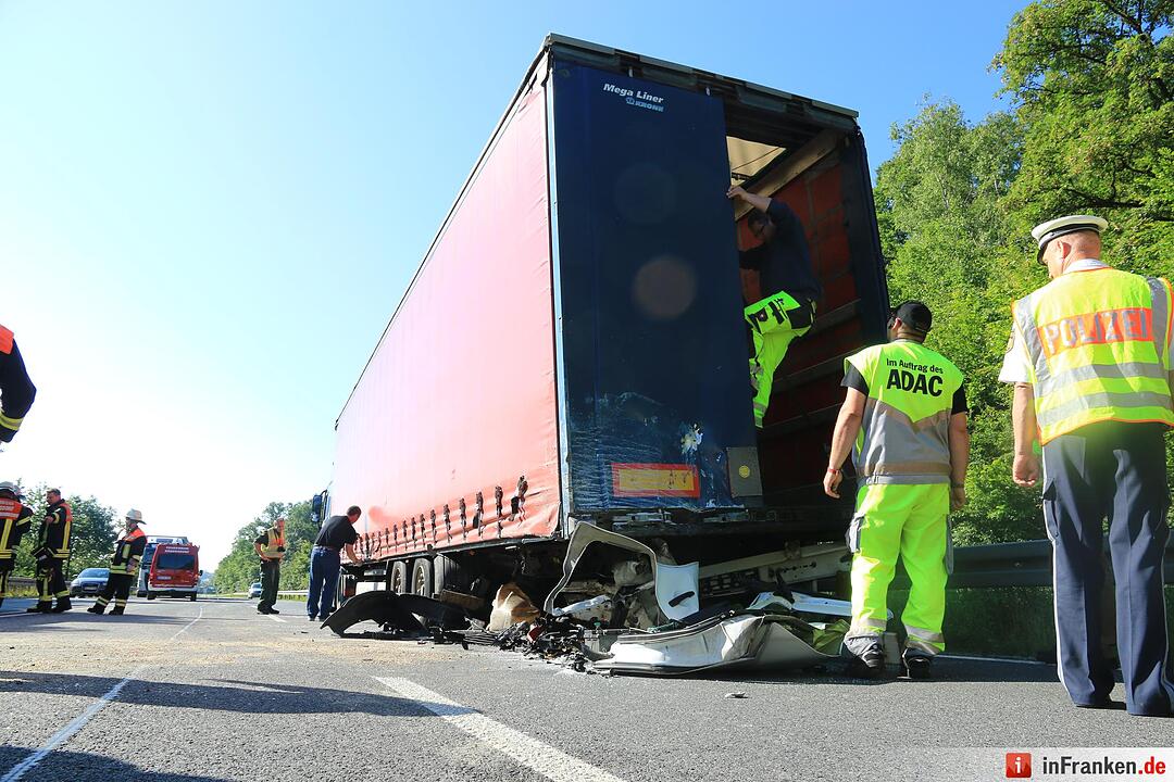 Schwerer Unfall auf der B505 bei Hirschaid