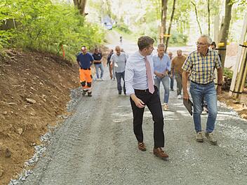 Landkreis Hof: Baubeginn Flüsseradweg in Untertiefengrün