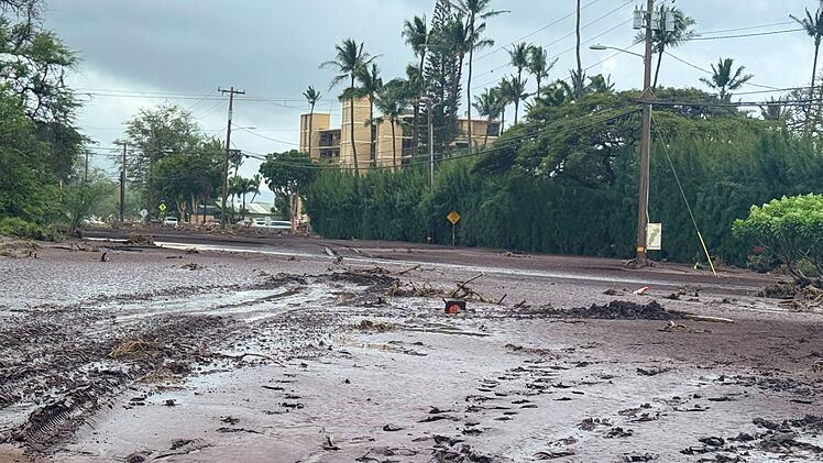 Unwetter auf Hawaii