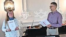 Ehrung für 40 Jahre Chor.
