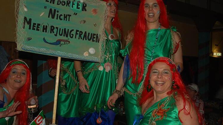 Nicht Mee(h)rjungfrauen sind diese Cortendorfer Mädels.