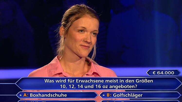 Sabrina Erifopoulos zockte sich bis zu 64.000 Euro - und bis zum Ende der Ausgabe. Sie darf in der kommenden Sendung weiterspielen.
