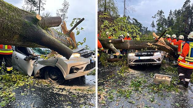 Gewitter in Bayreuth und Kulmbach: &Uuml;berflutungen und ein Schwerverletzer