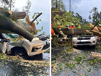 Gewitter in Bayreuth und Kulmbach: Überflutungen und ein Schwerverletzer