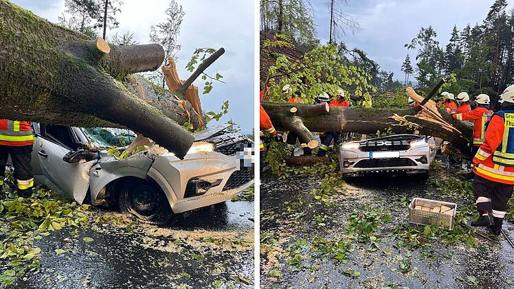 Gewitter in Bayreuth und Kulmbach: Überflutungen und ein Schwerverletzer