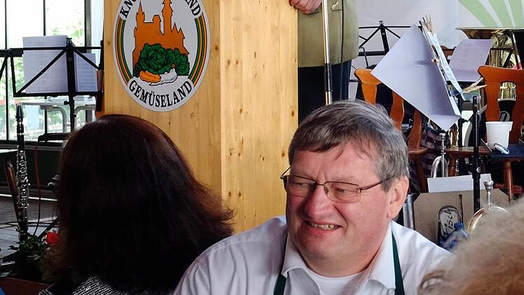 Michael Brückner (CSU), Mitglied des Landtages und Gemüsebauer beim Tag der offenen Tür im "Knoblauchsland". Am Dienstag trat Brückner überraschend von allen Ämtern zurück. Foto: Nikolas Pelke