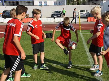 260 Kinder werden derzeit im Nachwuchsleistungszentrum von 21 lizenzierten Trainern ausgebildet. Der Mitgliedsbeitrag von monatlich gut acht Euro wird nun auf 25 erhöht. Foto: Hans Haberzettl