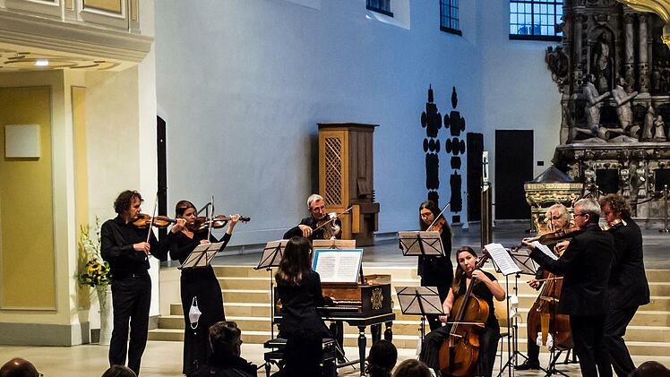Das Main-Barockorchester Frankfurt gastierte mit Werken von Antonio Vivaldi in der Coburger Morizkirche.Foto: Jochen Berger