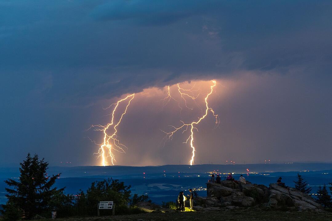 Gewitter in Hessen
