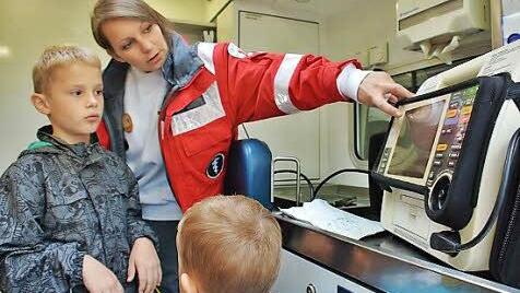 Die Kinder lernten die moderne Technik kennen.  Foto: Hanns Friedrich