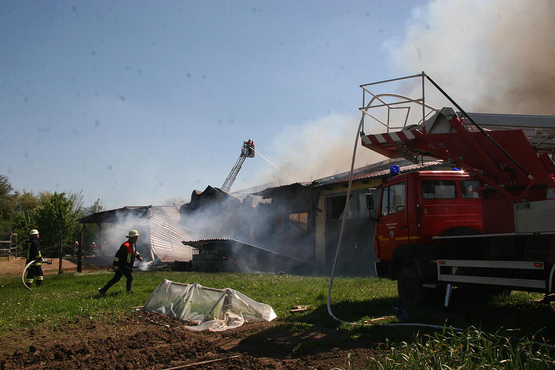 Feuer auf Aussiedlerhof