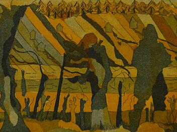 "Traum vom Weinberg" hat Gerda Birken dieses Werk betitelt. Fotos: Günther Geiling