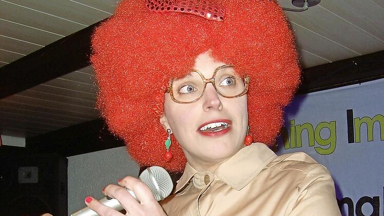 "Faschingsmuffel " und Vorstandsmitglied Natascha Back  Fotos: Udo Sell