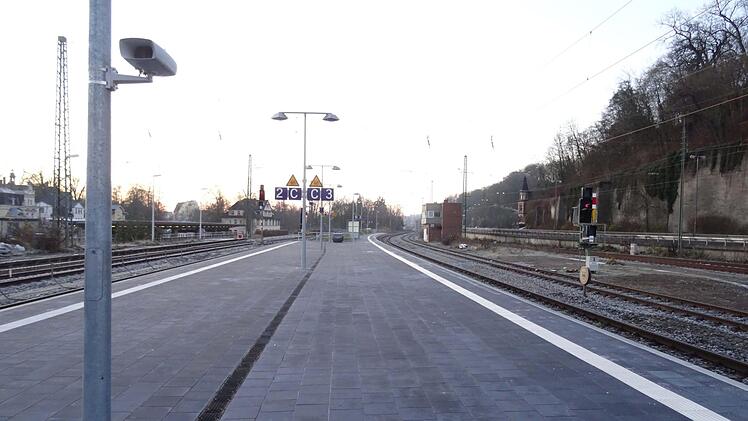 Impressionen von der Baustelle Bahnhof Coburg: Anfang Dezember 2017Foto: Jochen Berger