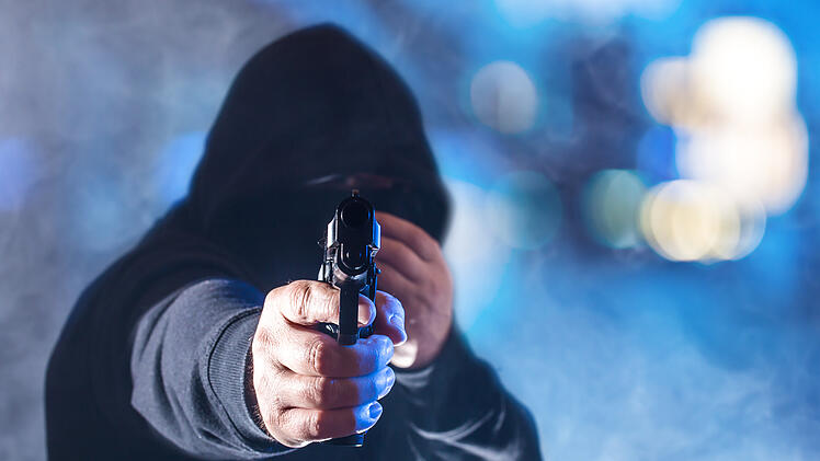 Überfall, Raub, Waffe, Schusswaffe, Räuber