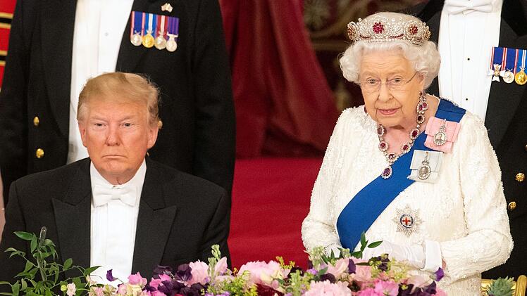 US-Präsident Trump und die Queen