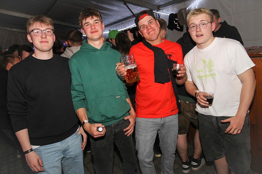 Die Partyband "highline" sorgte f&uuml;r gute Stimmung.