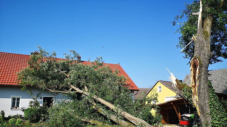 Christanz im Ahorntal nach dem   Unwetter Foto: Thomas Weichert
