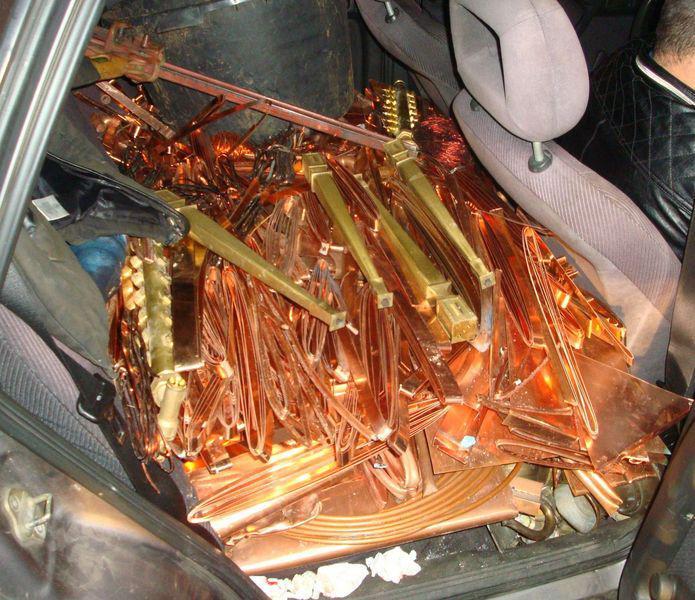 Polizei nimmt Buntmetalldiebe hoch