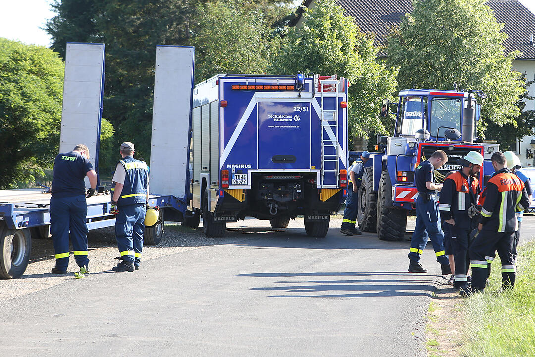 Scheune im Kreis Lichtenfels brennt komplett nieder