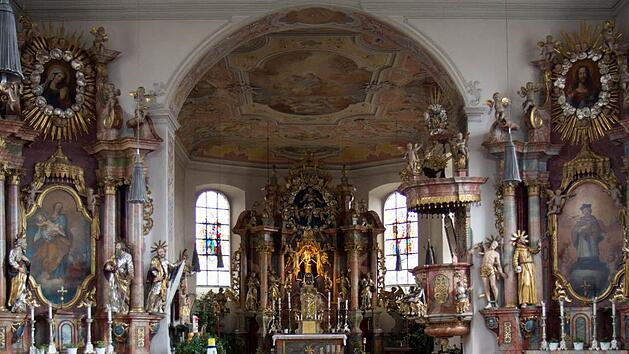 Die Wallfahrtskirche Glosberg.Foto: Michael Gründel/Archiv
