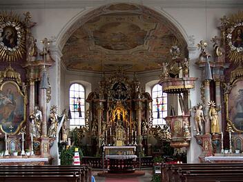 Die Wallfahrtskirche Glosberg.Foto: Michael Gründel/Archiv