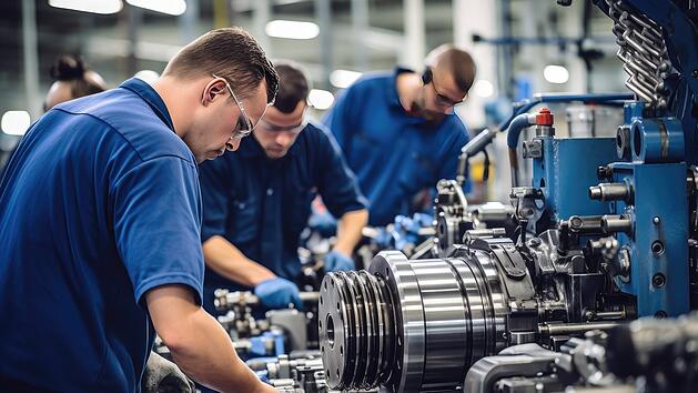 Industrie, Zeitarbeit, Gehalt, Lohn, Mindestlohn, Euro, Geld