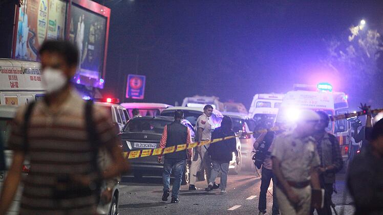 Autoexplosion in Neu Delhi