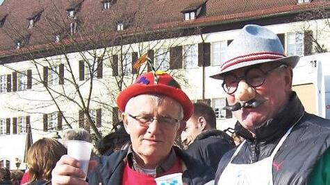 Der Heiner geht als Gäbelein, das sieht dann ungefähr so aus. Wobei der Gäbelein (hier rechts) an diesem Tag als Heiner ging.  Foto: mb