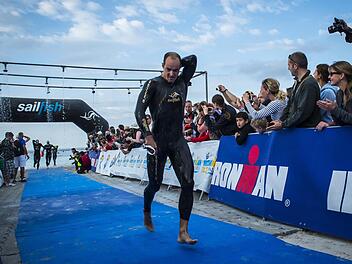 Bei der WM in Kanada überschätzte Andreas Dreitz vom Team Erdinger-alkoholfrei nach gutem Schwimmen seine Kräfte auf dem Rad und hatte am Ende nichts mehr zuzulegen. Foto: Archiv/Sebastian Kuhn/drehmomente.de