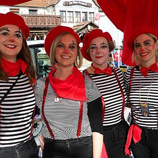 Buntes Faschingstreiben lockte tausende Besucher an.