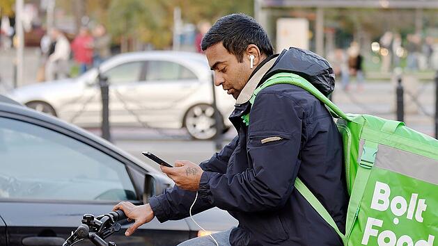 Jobben neben dem Studium: Fahrradkurier.