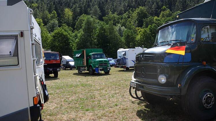 Globetrotter-Treff in Nickersfelden.Peter Rauch