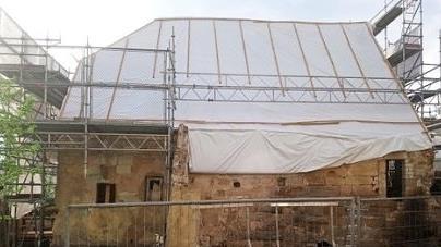 Vor Wind und Wetter geschützt: die Alte Mühle in Oberhaid