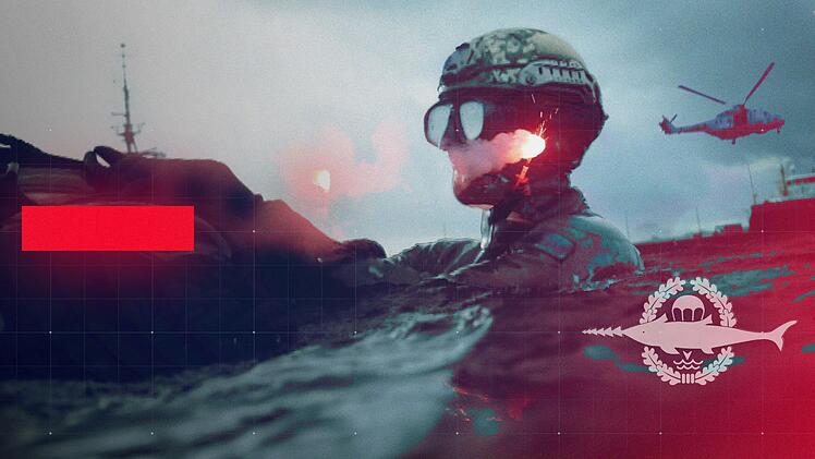 Die körperlichen Anforderungen an die Marine-Einheit ist extrem.