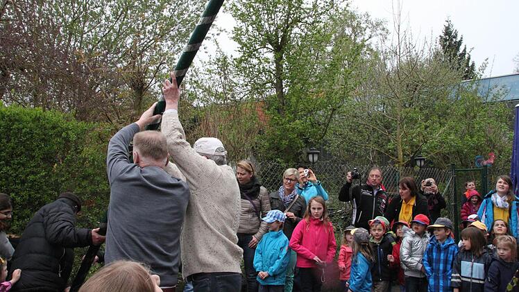 Der Kindergarten war da.