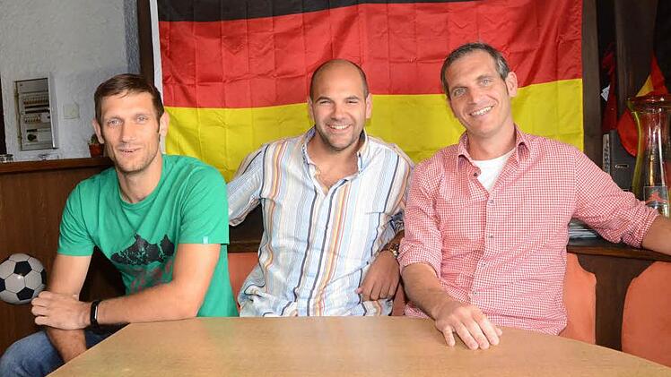 Boris Pöhlmann, Dirk Schneider und Stefan Reif-Beck (von links) starten am Samstag beim Fisherman's Friend StrongmanRun und fühlen sich fit genug, um die Strapazen zu überstehen.