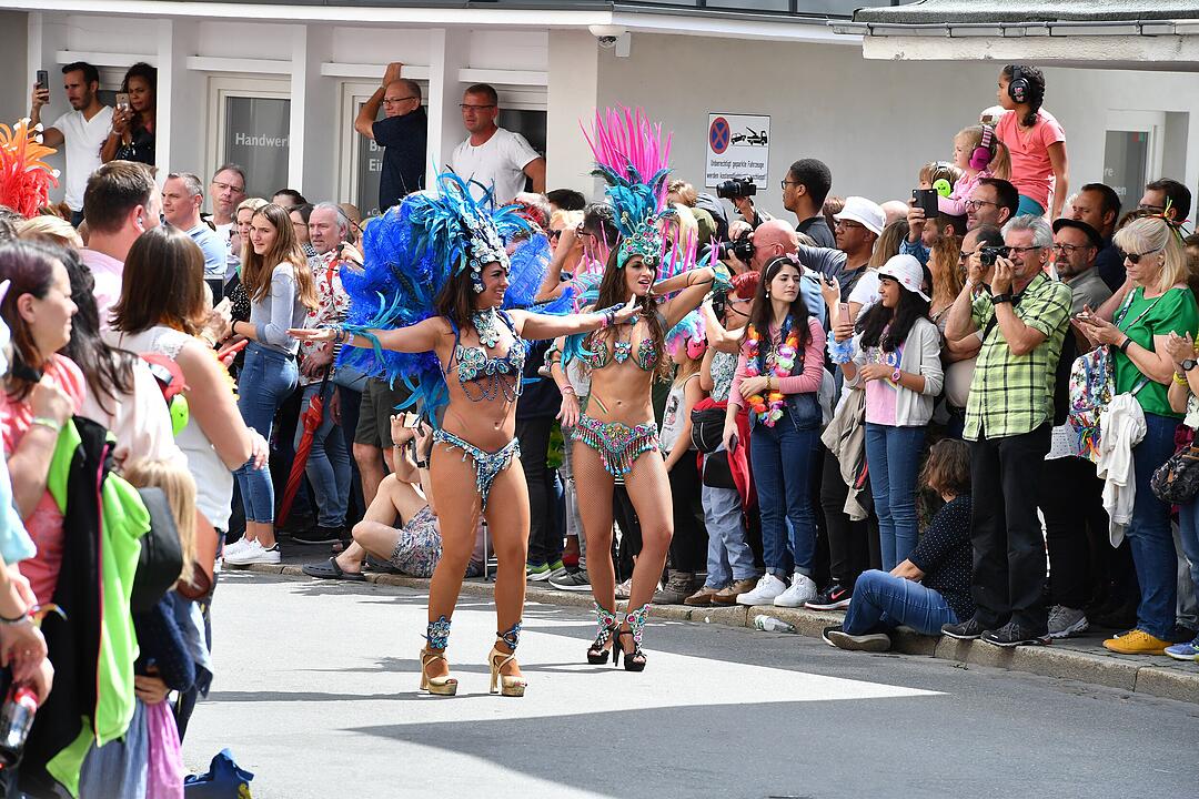 Umzug beim Samba-Festival in Coburg