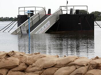 Hochwasser an der Elbe in Wittenberge (Brandenburg) Foto: Bodo Marks/dpa